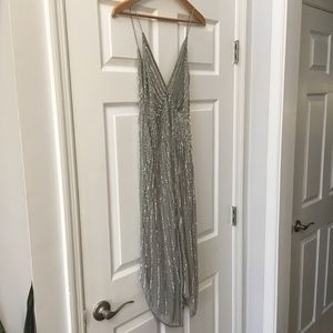 Sequined Stenay Beaded Silk Dress